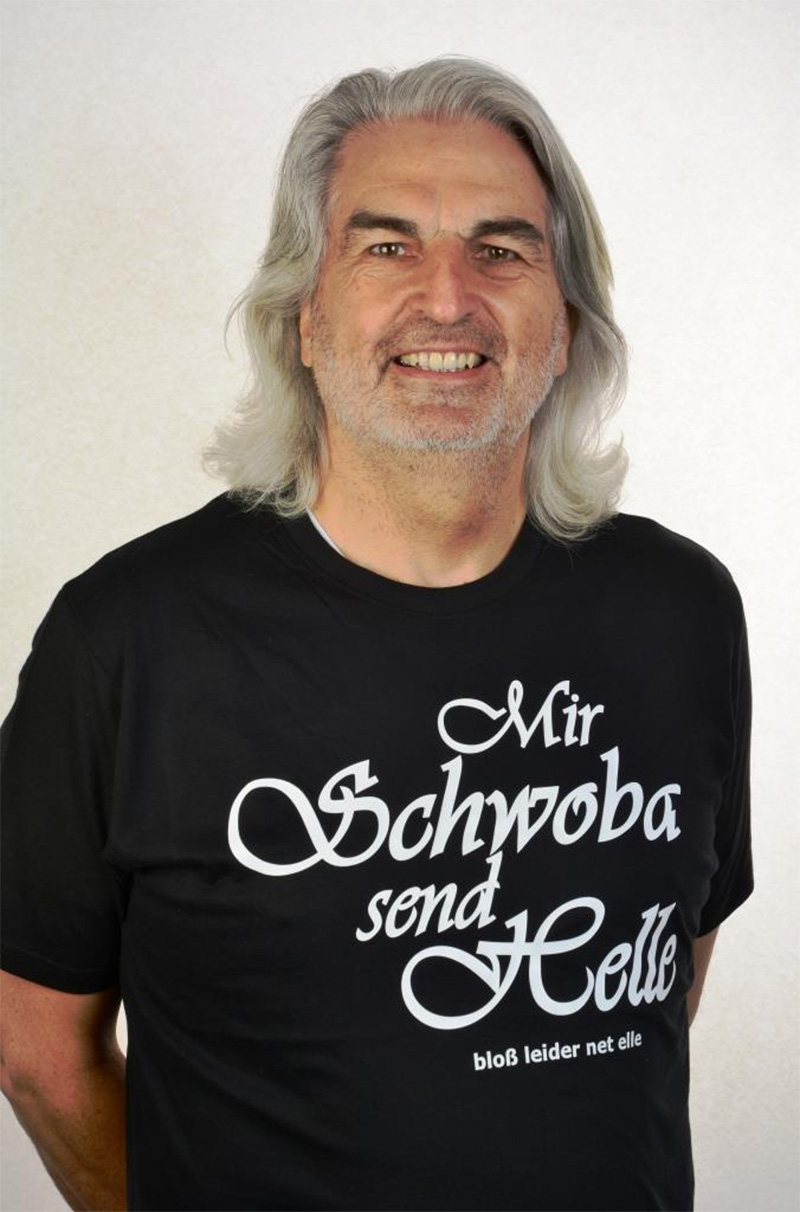 t-shirt "Mir Schwoba send Helle"